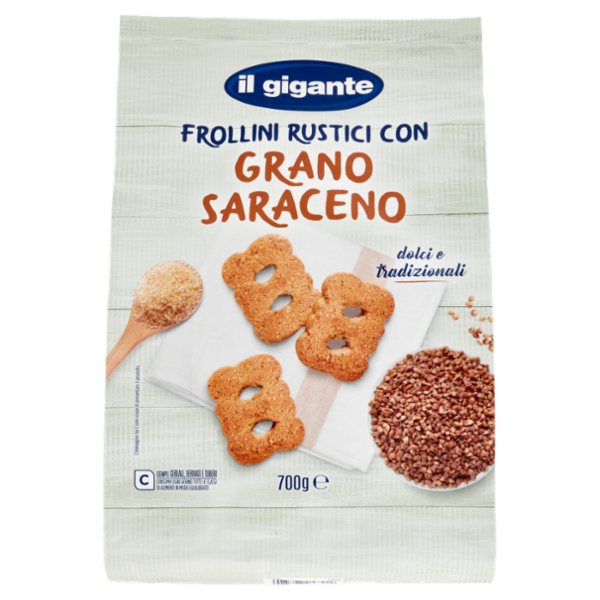 IL GIGANTE Frollini Rustici con Grano Saraceno 700 g