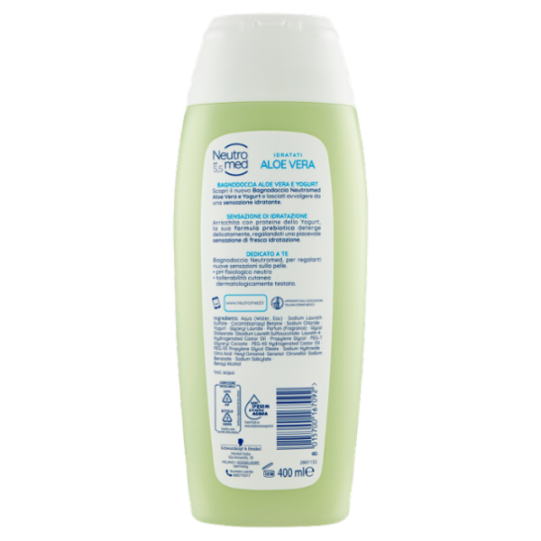 Neutromed pH 5,5 Idratati Aloe Vera Bagnodoccia 400 ml