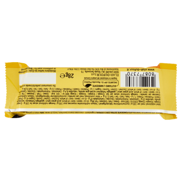 Novi novipiù cioccolato fondente e bianco con 5 cereali 28 g