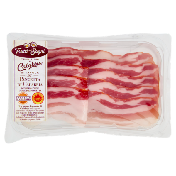 Frutti dei Sogni Tradizioni di Calabria in Tavola la Pancetta di Calabria DOP 70 g