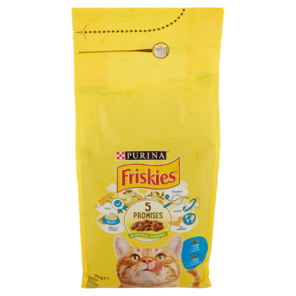 PURINA FRISKIES Gatto con Salmone e con Verdure 2 kg