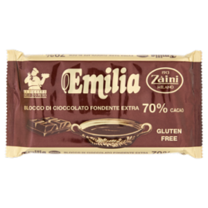Zàini Emilia Blocco Di Cioccolato Fondente Extra 70% Cacao 400 g