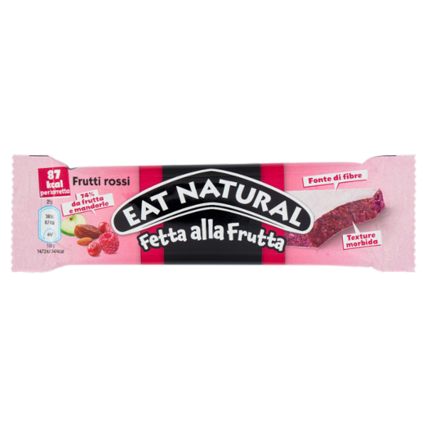 Eat Natural Fetta alla Frutta Frutti rossi 25 g