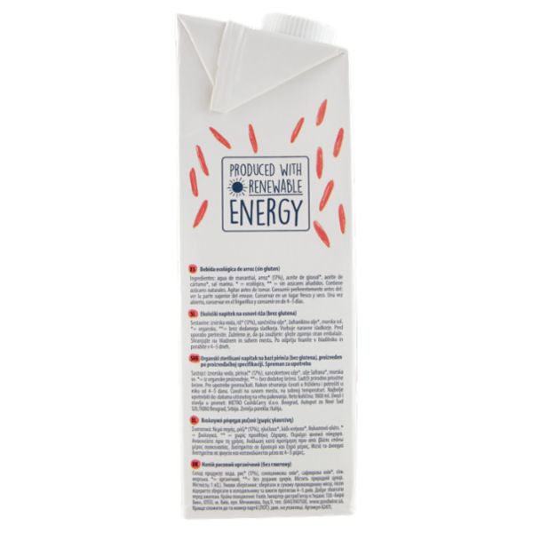 ViaMia Bio Drink Rice Natural 1 L