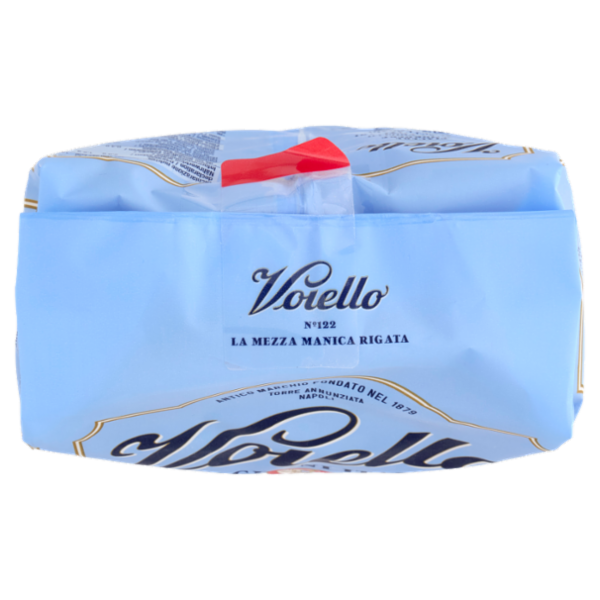 Voiello Pasta La Mezza Manica Rigata N°122 grani 100% italiani Trafilata bronzo 500g