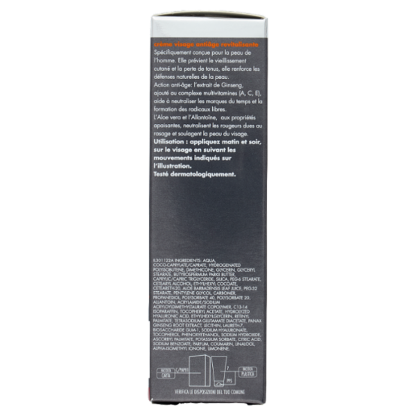 Dermolab Uomo crema viso anti età rivitalizzante 50 ml