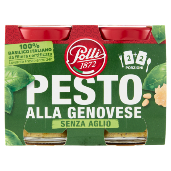 Polli Pesto alla Genovese Senza Aglio 2 x 90 g
