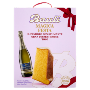 Bauli Magica Festa Pandoro Bauli 700 g + Spumante Cuvée Dolce Sant'Orsola 75 Cl