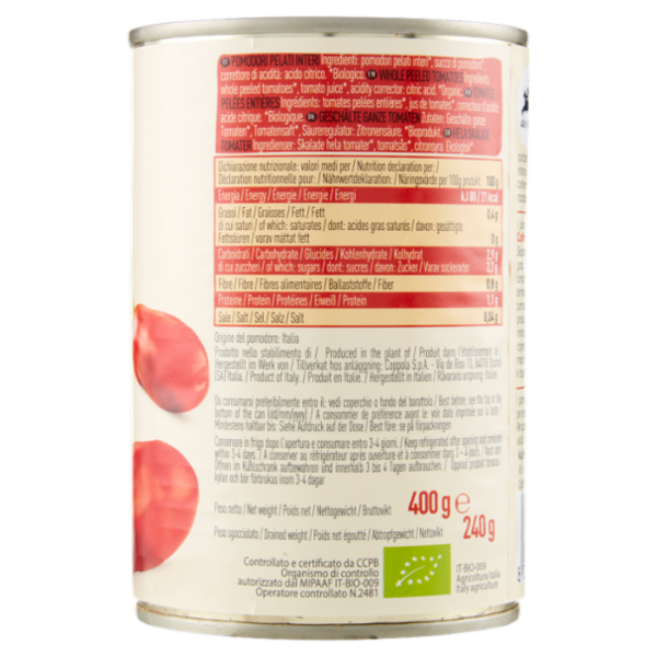 alce nero Pelati 400 g