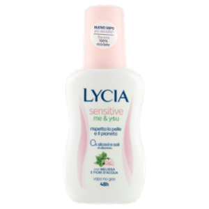 Lycia Deodorante Vapo Sensitive Me & You Con Melissa e Fiori D'Acqua 75 Ml