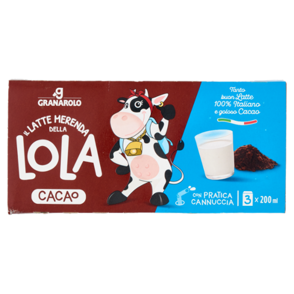 Granarolo il Latte Merenda della Lola Cacao 3 x 200 ml