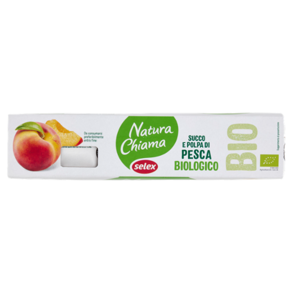 Selex Natura Chiama Succo e Polpa di Pesca Biologico 3x200 ml