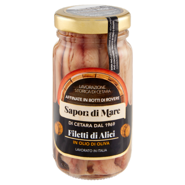 Sapori di Mare Filetti di Alici in Olio di Oliva 100 g