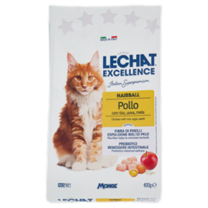 Le Chat Excellence Hairball Pollo Con Riso, Uova, Mela 400 g