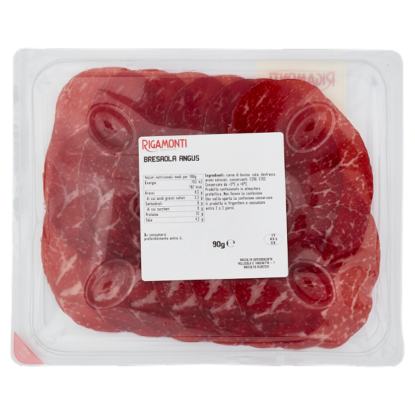 Rigamonti Bresaola Angus Punta d'Anca 90 g