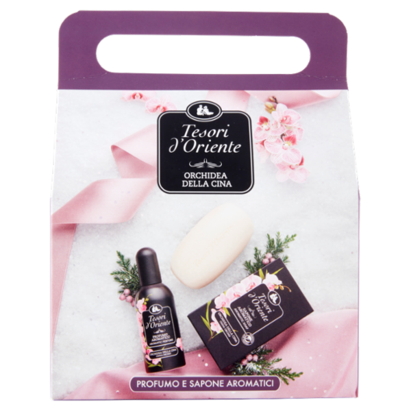 Tesori d'Oriente Orchidea della Cina Profumo Aromatico 100 ml + Sapone Aromatico 125 g