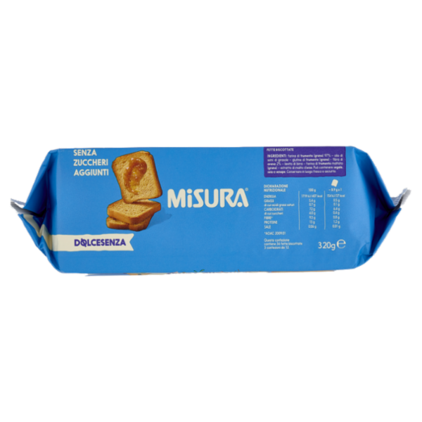 Misura Dolcesenza Fette Biscottate 320 g