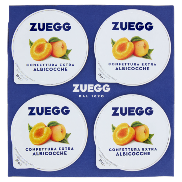 Zuegg Confettura Extra Albicocche 4 x 25 g