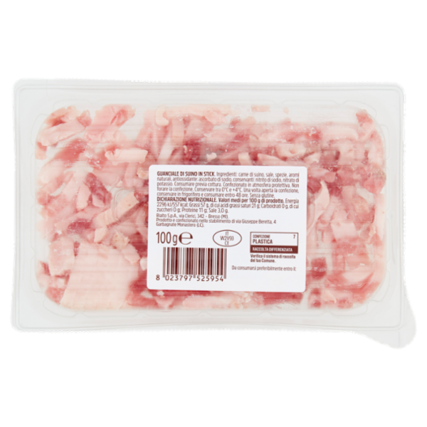Assaggi e paesaggi Stick Guanciale 100 g