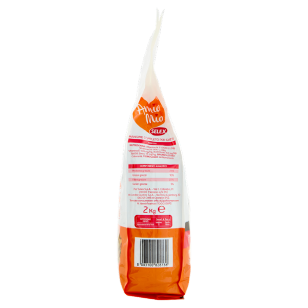 Selex Amico Mio Gatto Croccantini con Manzo, Fegato e Verdure 2 kg