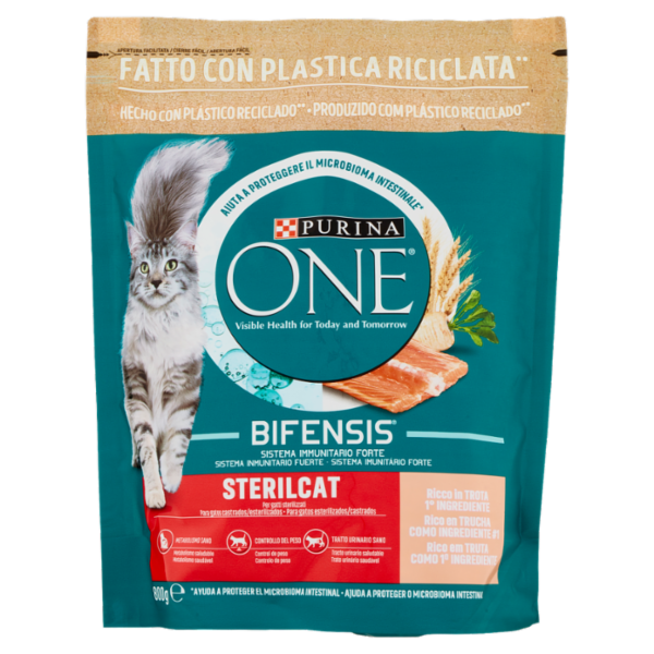 PURINA ONE Bifensis Sterilcat Trota e Frumento 800 g