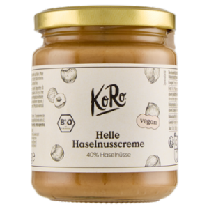 KoRo Vegan Helle Haselnusscreme 250 g