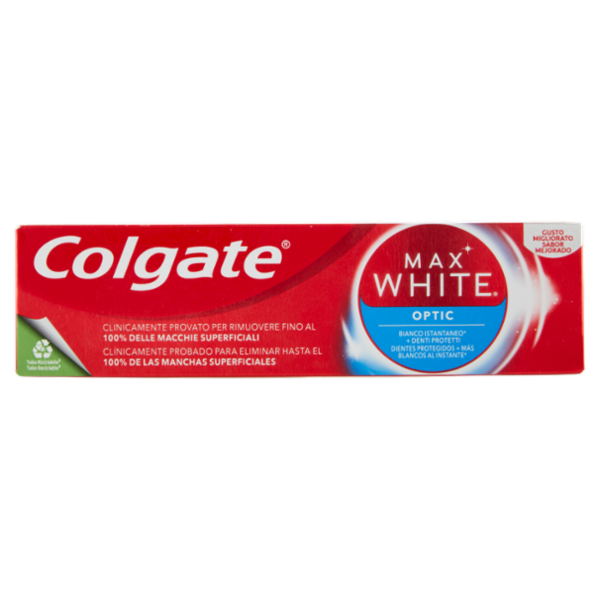 Colgate dentifricio sbiancante istantaneo Max White Optic 75 ml