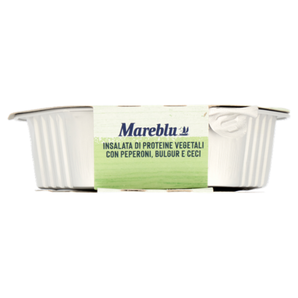 Mareblu Plant Power Insalata di Proteine Vegetali con Peperoni, Bulgur e Ceci 220 g
