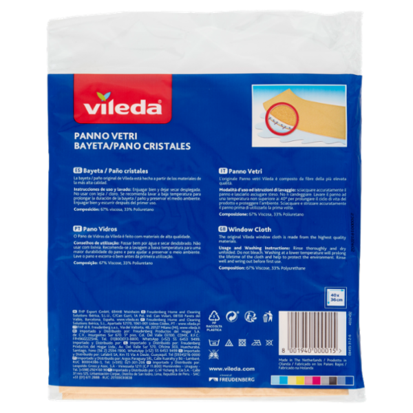 Vileda Panno Vetri 1 pz