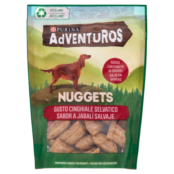 PURINA ADVENTUROS Nuggets Cinghiale Selvatico 90 g
