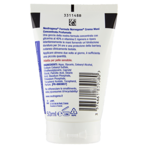 Neutrogena Formula Norvegese Crema Mani Concentrata Profumata 50 ml