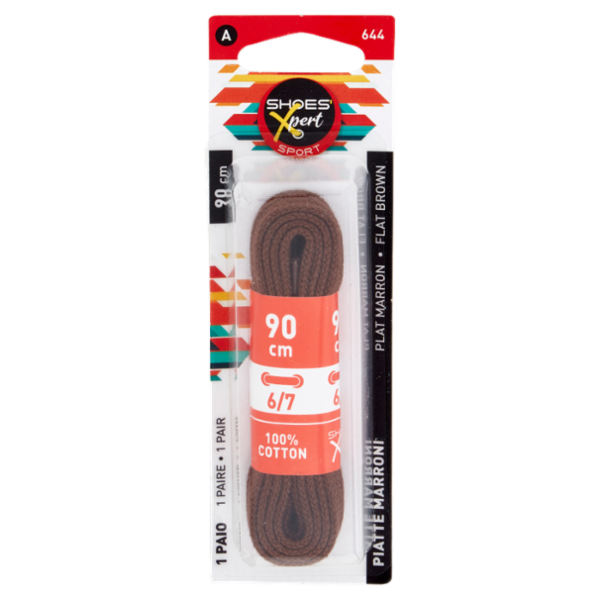 Shoes'Xpert Sport Piatte Marroni 90cm 6/7 1 Paio