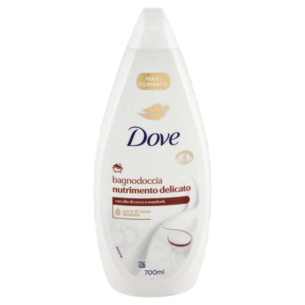 Dove bagnodoccia nutrimento delicato con olio di cocco e mandorle 700 ml