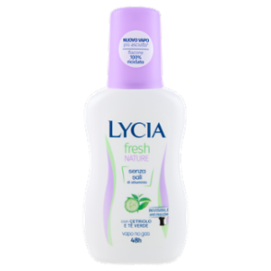 Lycia Fresh Nature Deodorante Vapo Con Cetriolo e Tè Verde 75 Ml