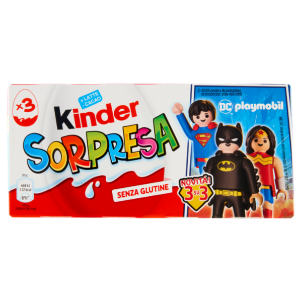 Kinder Sorpresa playmobil 3 x 20 g