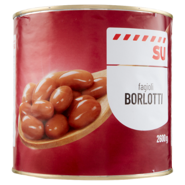 Sù Fagioli Borlotti Lessati 2600 g