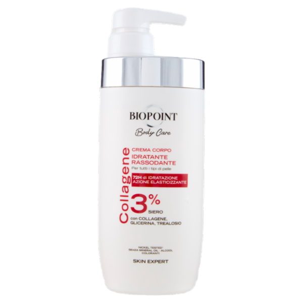 Biopoint Body Care Collagene Crema Corpo Idratante Rassodante 500 ml