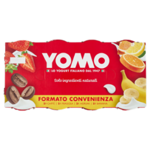 Yomo Caffè, Fragola, Agrumi, Banana 8 x 125 g