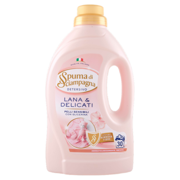 Spuma di Sciampagna Detersivo Lana & Delicati 1350 ml