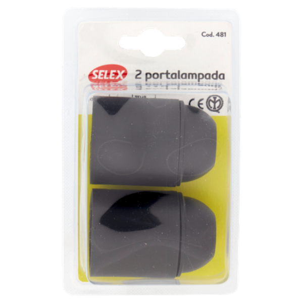 Selex Portalampada E27 Nero