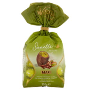 Witor's Sonetti Ovetti Di Cioccolato Al Latte Con Cremoso Ripieno Al Pistacchio 250 g
