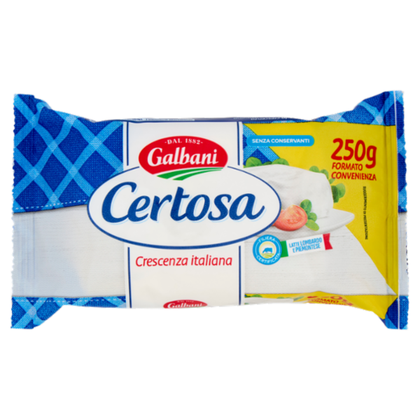 Galbani Certosa Crescenza italiana 250 g