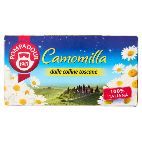 Pompadour Camomilla dalle colline toscane 18 x 1,7 g
