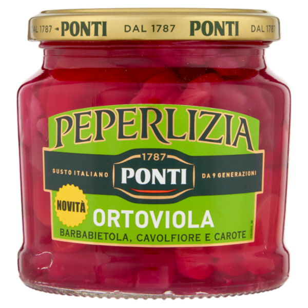 Ponti Peperlizia Ortoviola Barbabietola, Cavolfiore e Carote 350 g