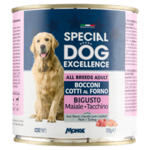 Special Dog Excellence All Breeds Adult Bocconi Cotti Al Forno Bigusto Maiale Tacchino 720 g