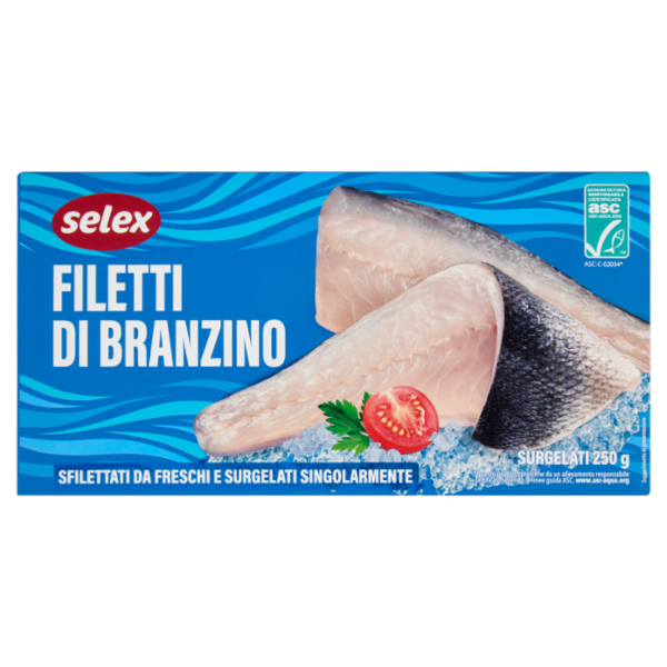 Selex Filetti di Branzino Surgelati 250 g