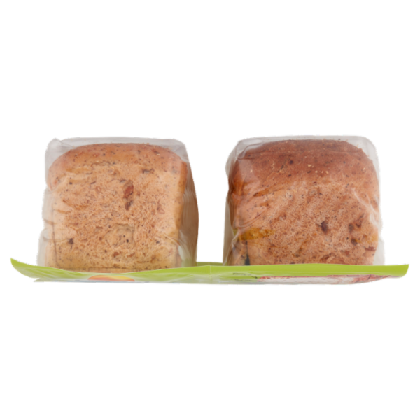 Céréal Senza Glutine Pane Rustico ai semi, Pan Bauletto senza Olio di Palma - 2 per 200g