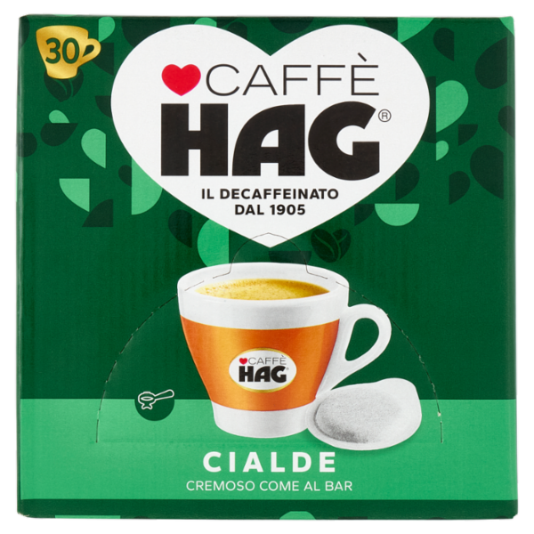 Caffè Hag Classico- 30 Cialde Caffè Decaffeinato ESE 44mm 210g