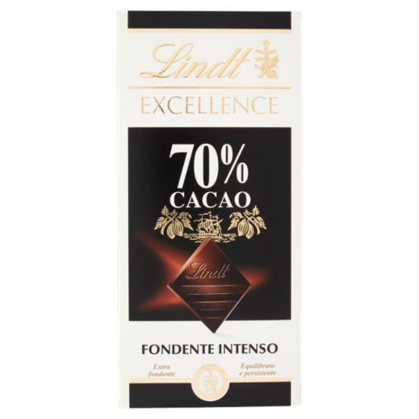 Lindt Excellence Tavoletta Cioccolato Fondente 70% 100 g