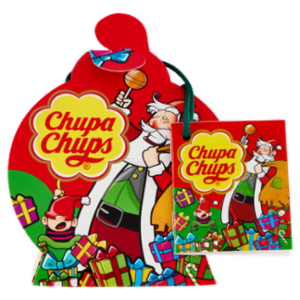 Chupa Chups Christmas 4 Chupa Chups Mini + 2 Fruittella Ciucci Frizz + 3 Fruittella Juicy Chews